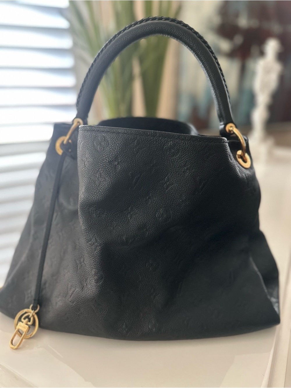 Louis Vuitton Monogram Empreinte Hobo Bag